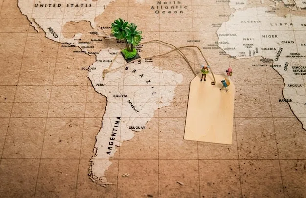 A detailed map highlighting Mexico's trade routes and diplomatic relationships within North and South America, with subtle arrows indicating economic and political flows.