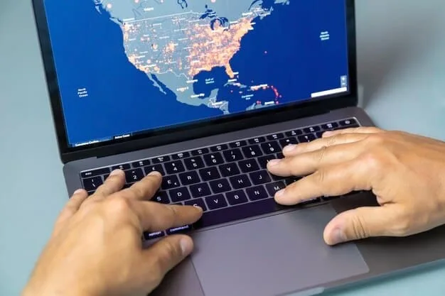 A close-up of a U.S. State Department travel advisory for Mexico displayed on a tablet, with a finger pointing to a specific highlighted state.