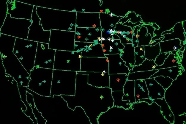 A detailed map highlighting US-Mexico border regions, with arrows indicating cross-border trade, and small icons representing manufacturing plants and logistics hubs.