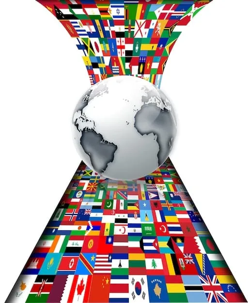 A visual metaphor of intersecting legal frameworks, perhaps a stylized globe with various national flags and legal symbols intertwining, representing international cooperation in fighting financial crime and corruption.