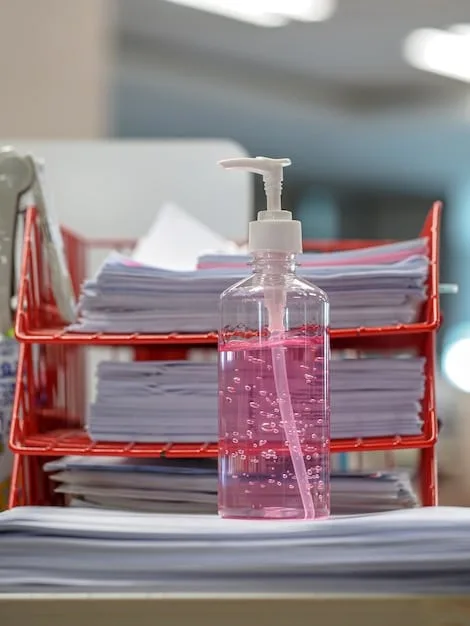 An image depicting a busy, sterile office environment with stacks of folders and computer screens, symbolizing bureaucratic processes and potential bottlenecks.
