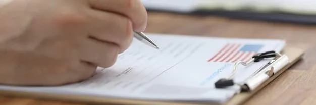 A detailed shot of a legal document or visa application form being meticulously reviewed, symbolizing the need for expert guidance and thoroughness in the process.