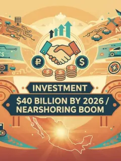 Mexico's Nearshoring Boom: $40 Billion Investments by 2026 in Key Industries