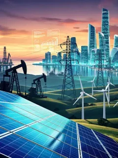 Illustration of Mexico's energy future with policy shifts in 2026 impacting key sectors.