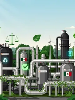 Industrial facility integrating environmental regulations in Mexico