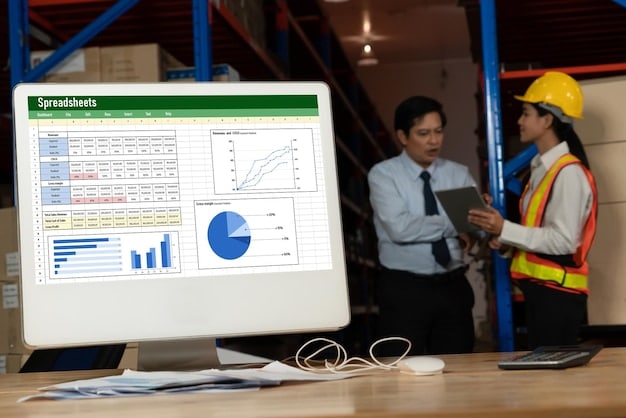A detailed financial spreadsheet showing cost breakdown for a manufacturing operation in Mexico, including labor, logistics, and utilities for a clear overview.