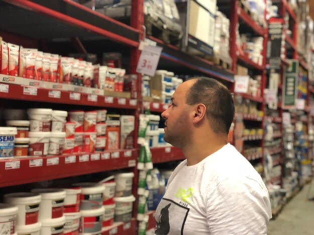 A warehouse full of Mexican products in the US, with a 