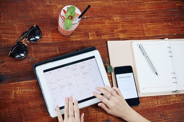 A person meticulously updating a digital calendar or spreadsheet with travel dates and activities, emphasizing the need for organized record-keeping for immigration purposes.