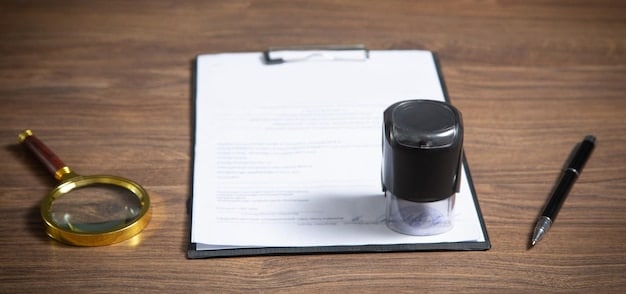 A legal document with a pen, signing a form, symbolizing the process of filling out asylum applications.