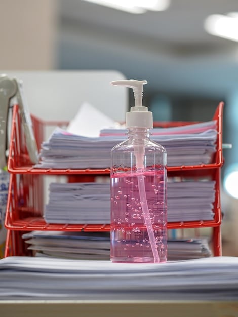 An image depicting a busy, sterile office environment with stacks of folders and computer screens, symbolizing bureaucratic processes and potential bottlenecks.