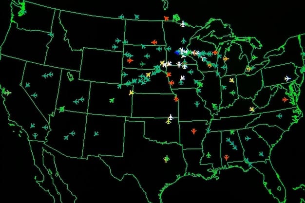 A detailed map highlighting US-Mexico border regions, with arrows indicating cross-border trade, and small icons representing manufacturing plants and logistics hubs.