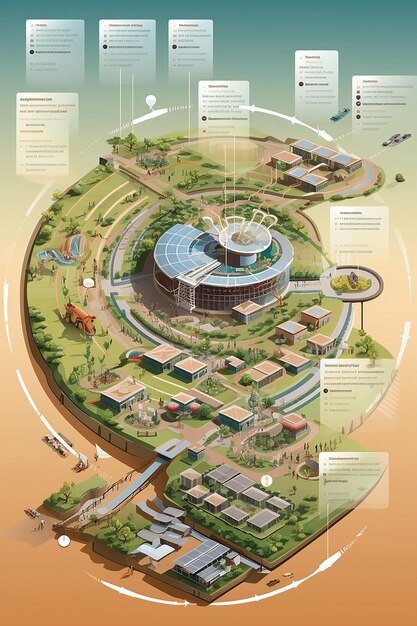 A detailed schematic diagram illustrating an advanced smart grid system with renewable energy integration, showcasing data flow and interconnected energy components in Mexico.