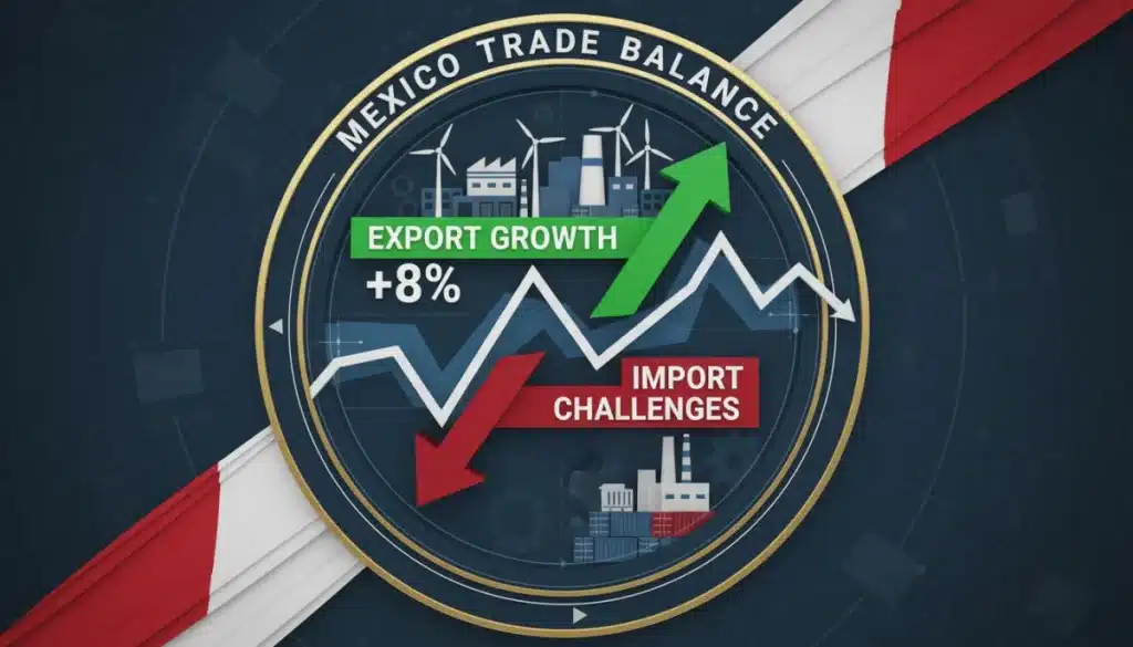 Mexico’s Trade Balance 2026: Export Growth 8%, Import Challenges