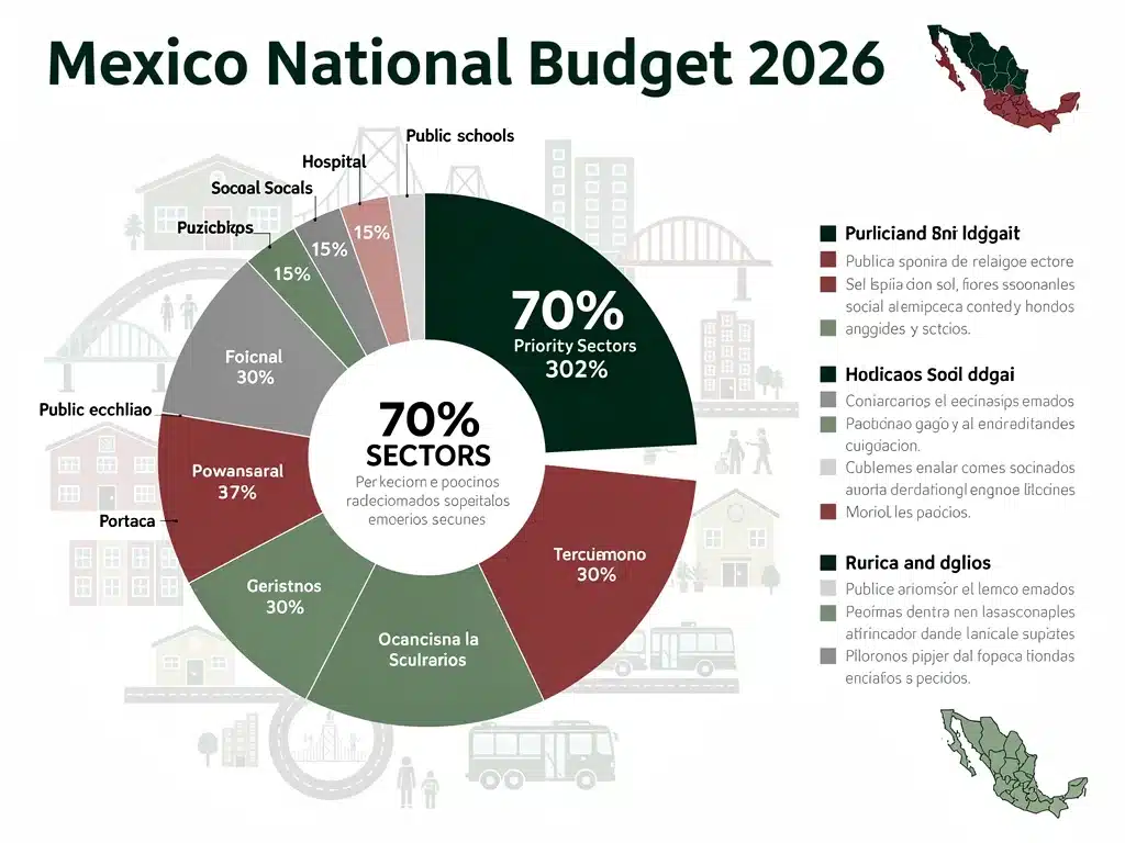 Mexico’s Public Spending Priorities 2026: 70% Budget Allocation
