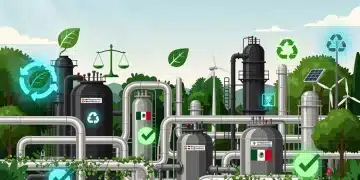 Industrial facility integrating environmental regulations in Mexico