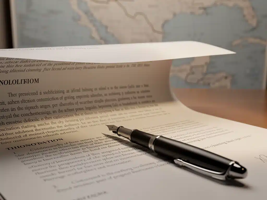 Detailed legal document outlining new labor regulations in Mexico